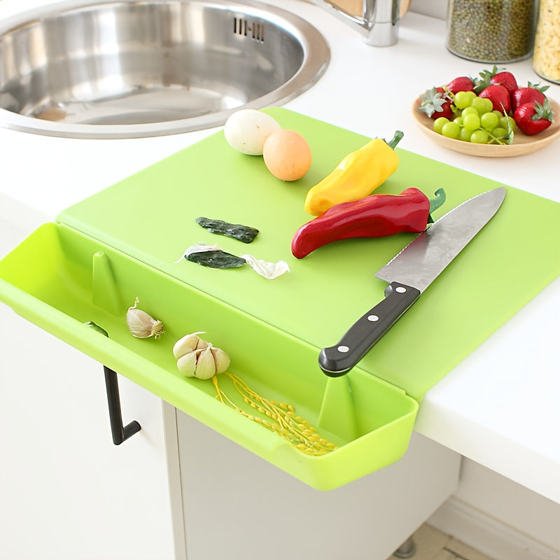 Ember Oak & Co. 2-in-1 Chopping Board with Storage Box