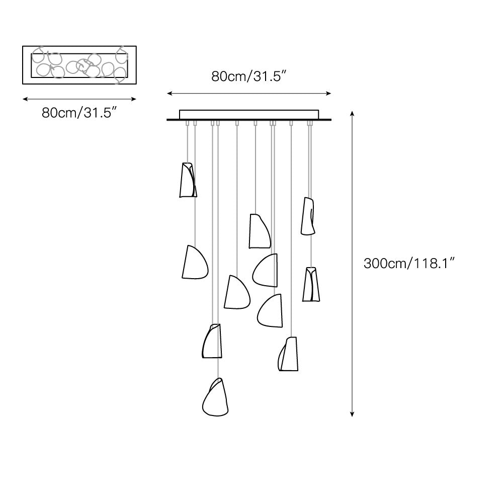 Ember Oak & Co. 21 Thin Porcelain Pendant Lamp — Dimmable LED