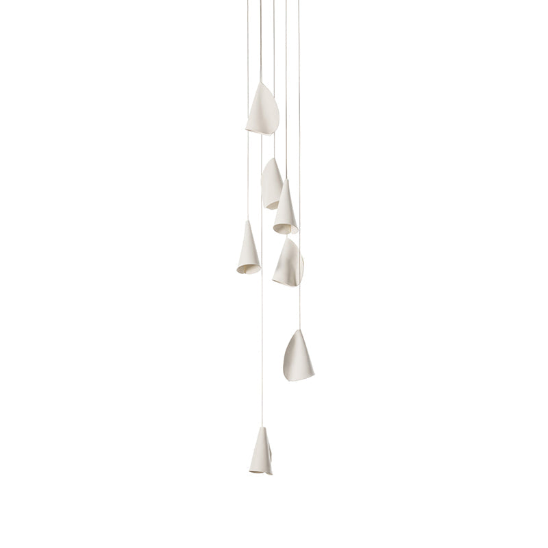 Ember Oak & Co. 21 Thin Porcelain Pendant Lamp — Dimmable LED