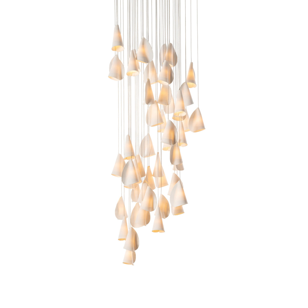 Ember Oak & Co. 21 Thin Porcelain Pendant Lamp — Dimmable LED