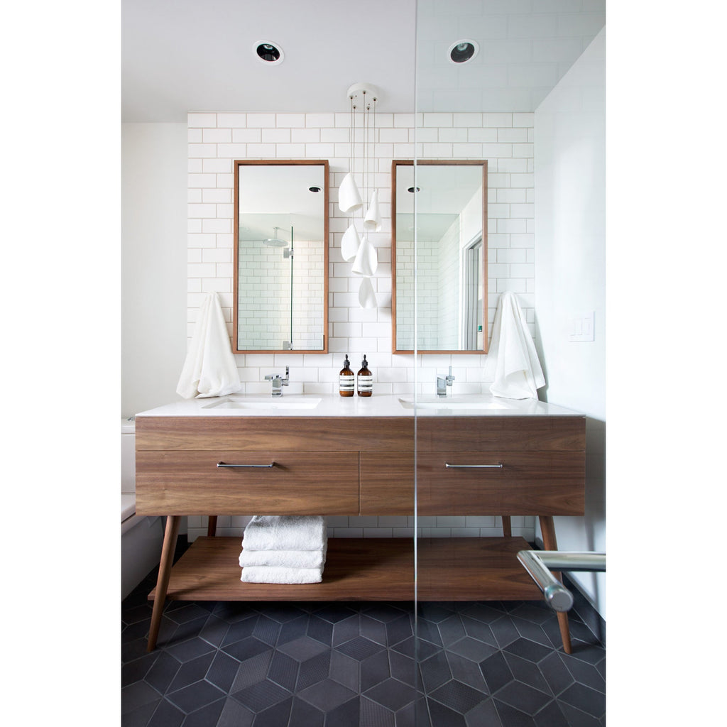Ember Oak & Co. 21 Thin Porcelain Pendant Lamp — Dimmable LED