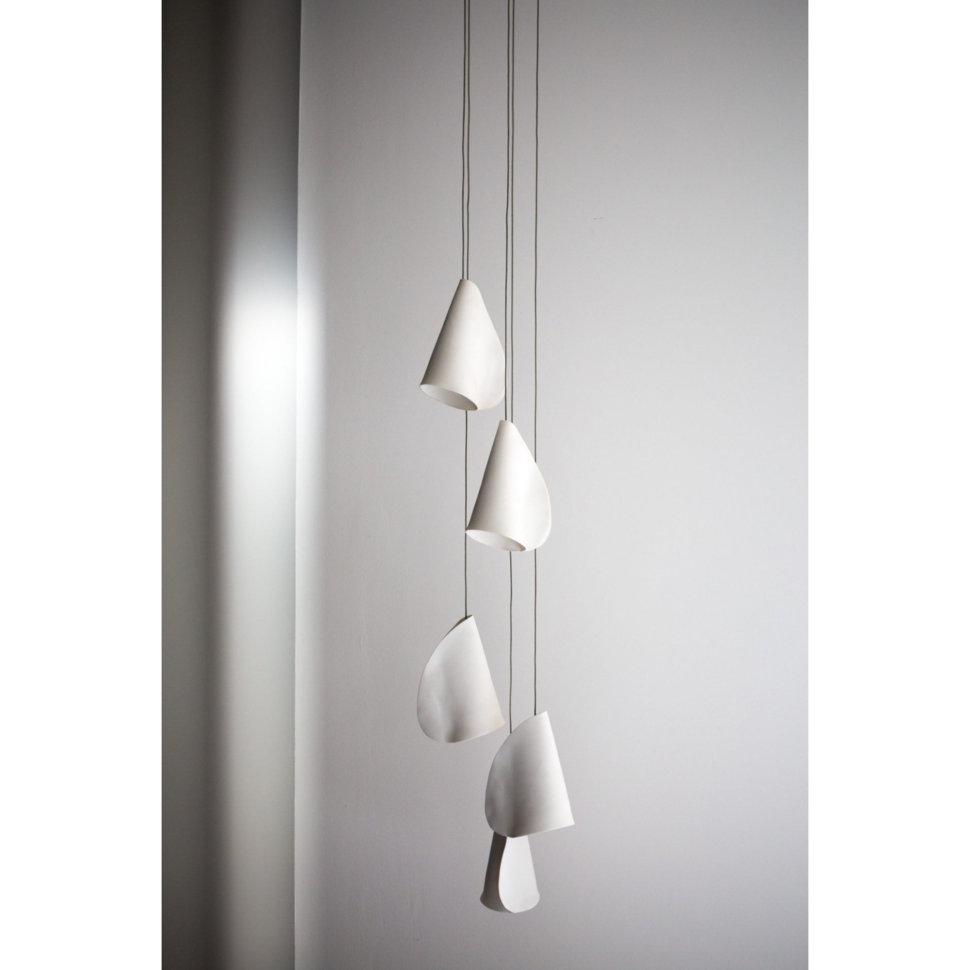 Ember Oak & Co. 21 Thin Porcelain Pendant Lamp — Dimmable LED