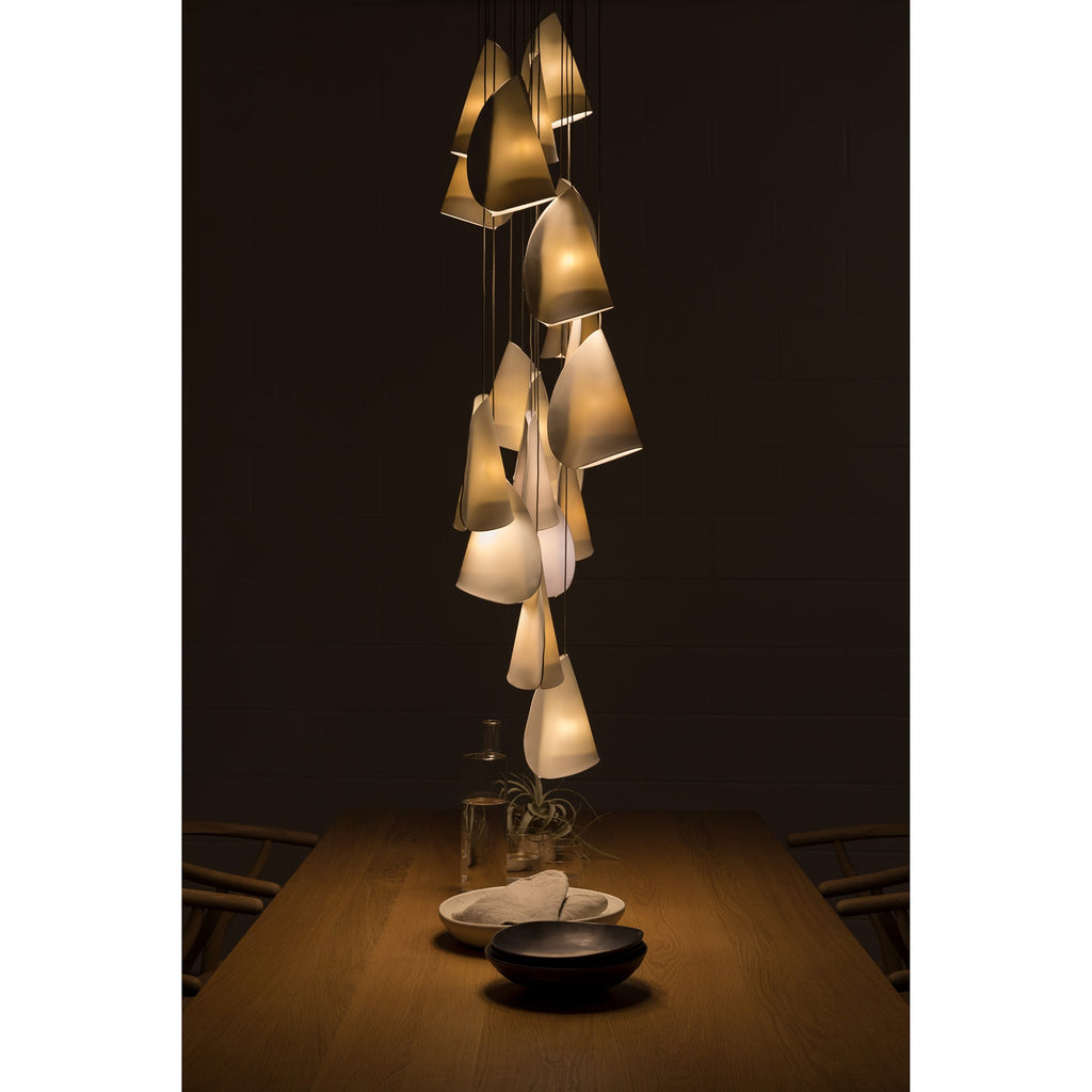 Ember Oak & Co. 21 Thin Porcelain Pendant Lamp — Dimmable LED