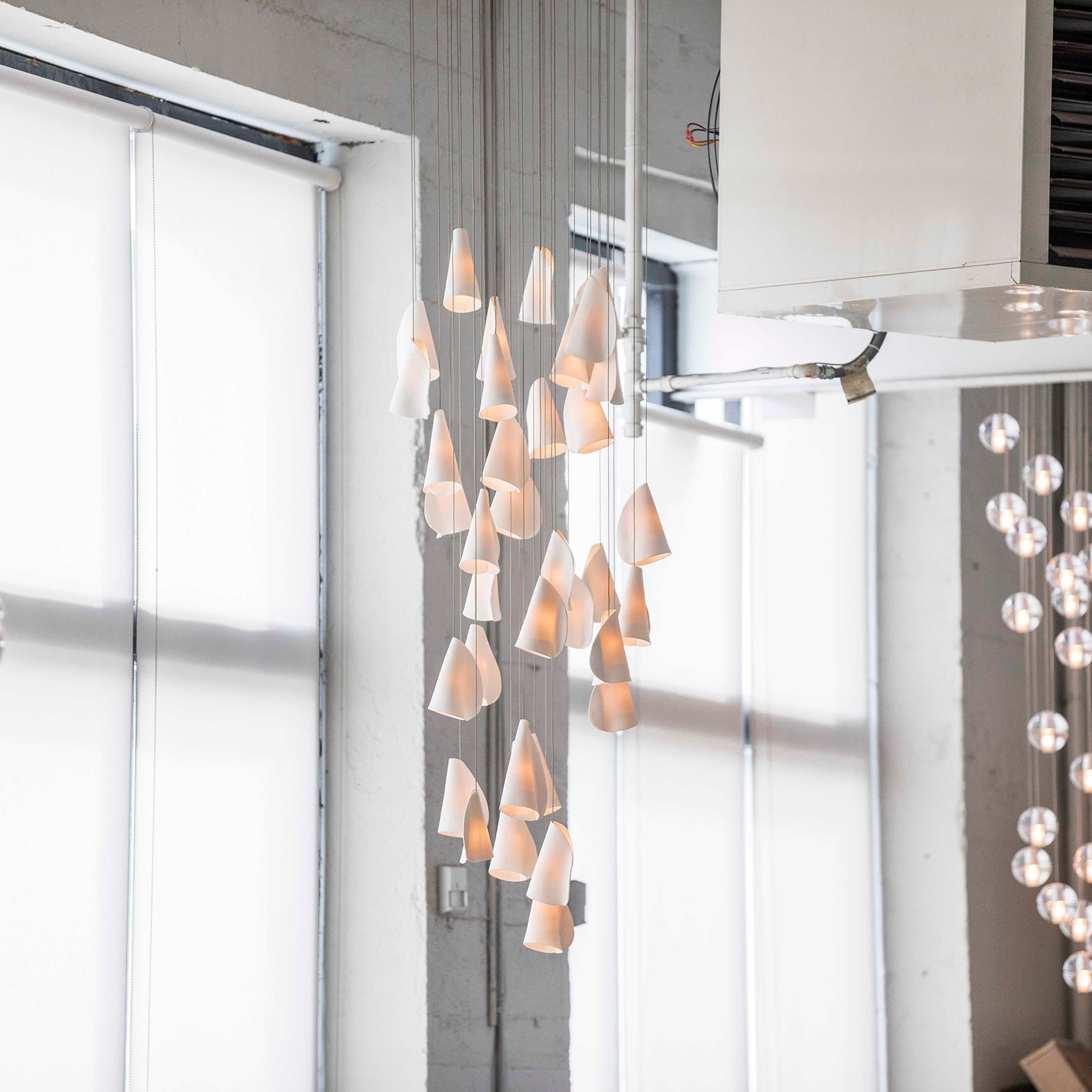 Ember Oak & Co. 21 Thin Porcelain Pendant Lamp — Dimmable LED