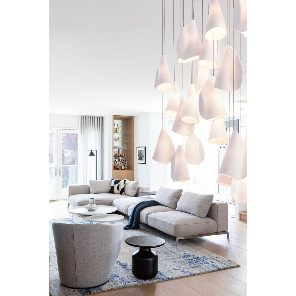 Ember Oak & Co. 21 Thin Porcelain Pendant Lamp — Dimmable LED