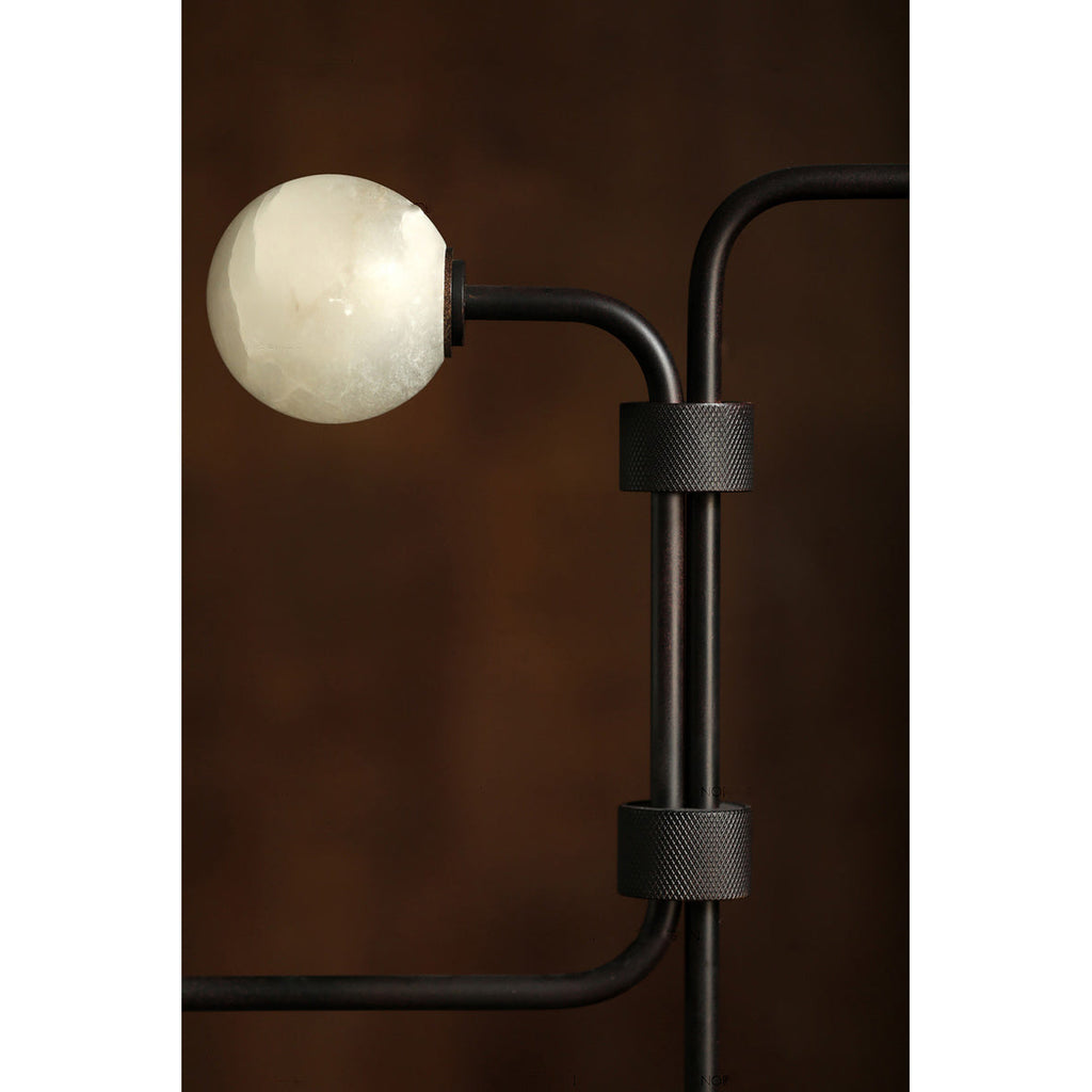 Ember Oak & Co. Aballs Chandelier — Solid Brass Finish