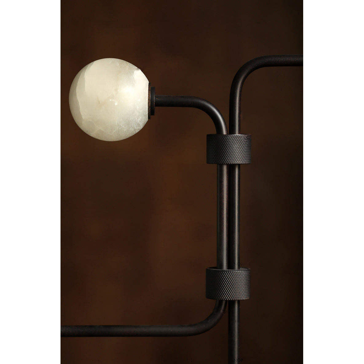 Ember Oak & Co. Aballs Chandelier — Solid Brass Finish