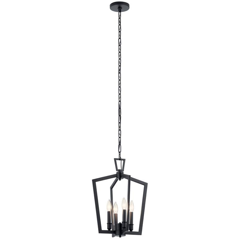 Ember Oak & Co. Abbotswell Chandelier — Solid Brass Finish