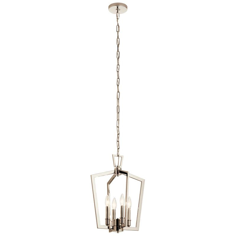 Ember Oak & Co. Abbotswell Chandelier — Solid Brass Finish