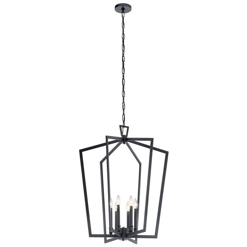 Ember Oak & Co. Abbotswell Chandelier — Solid Brass Finish