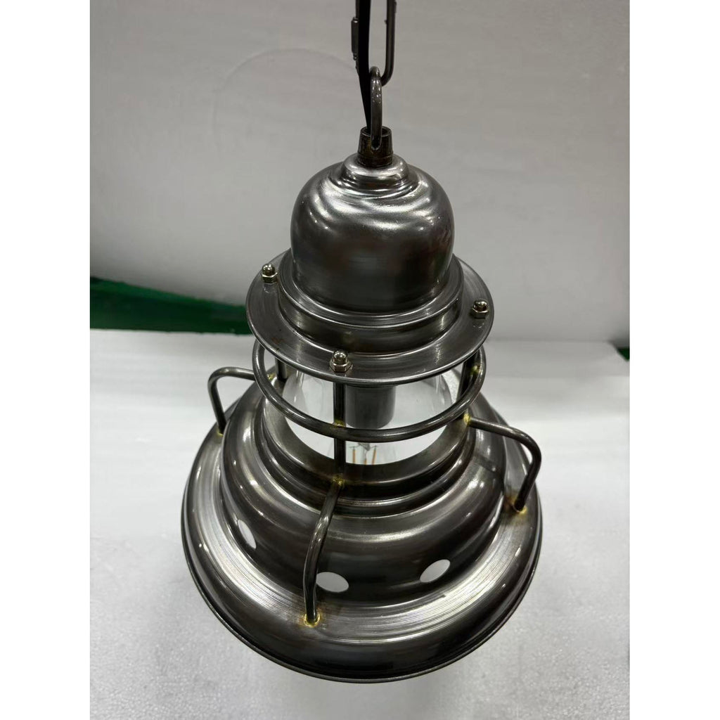 Ember Oak & Co. Abeleisa 11.8" Copper Industrial Pendant Light