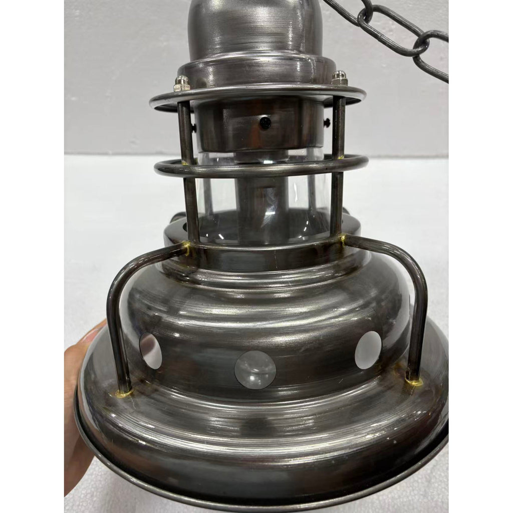 Ember Oak & Co. Abeleisa 11.8" Copper Industrial Pendant Light