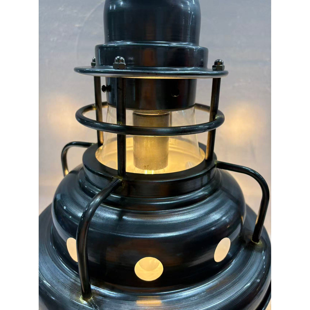 Ember Oak & Co. Abeleisa 11.8" Copper Industrial Pendant Light