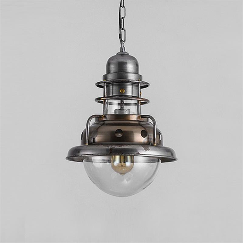 Ember Oak & Co. Abeleisa 11.8" Copper Industrial Pendant Light