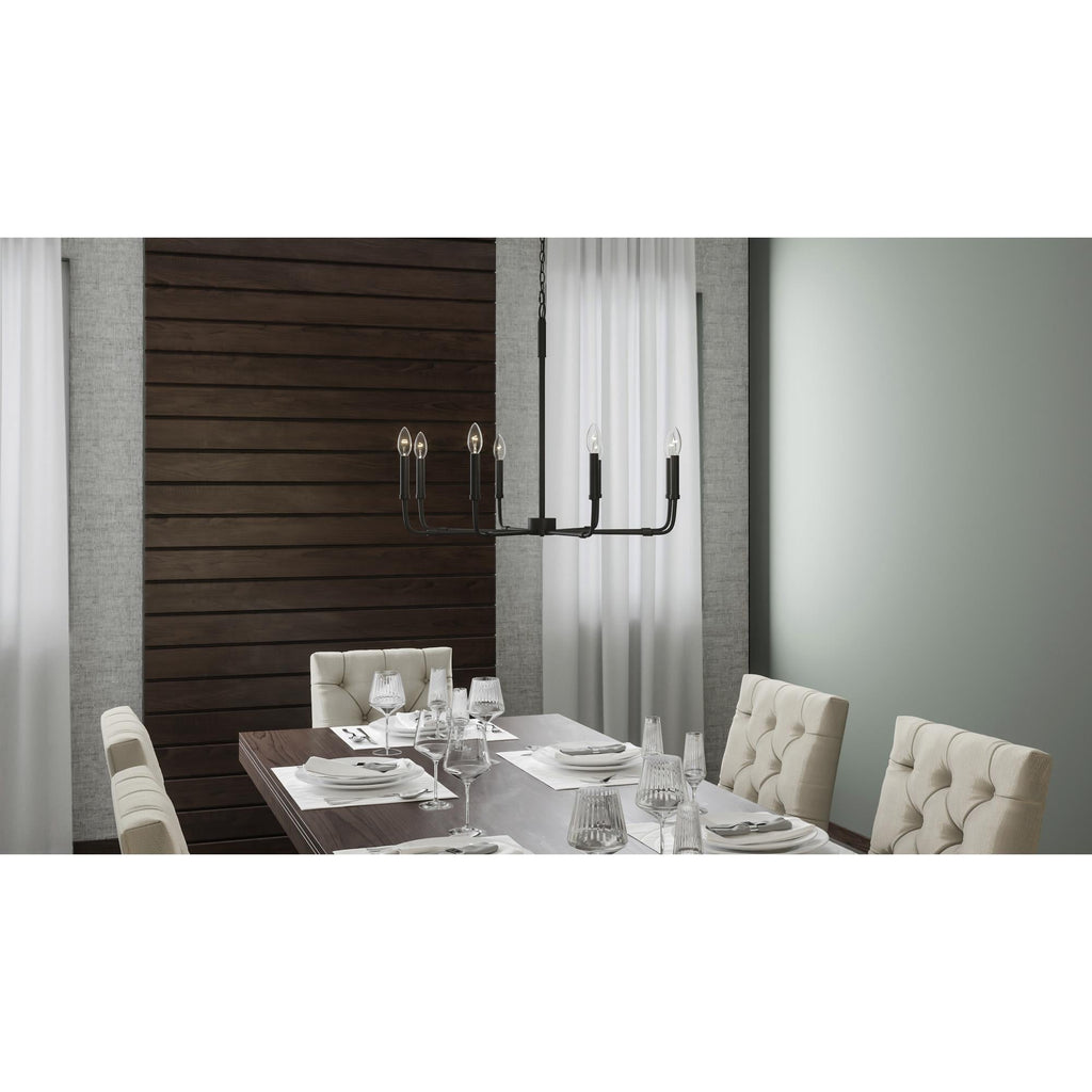 Ember Oak & Co. Abner Chandelier — Solid Brass Finish