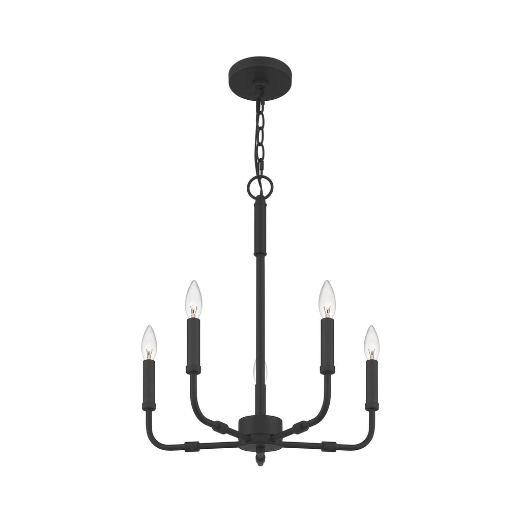 Ember Oak & Co. Abner Chandelier — Solid Brass Finish