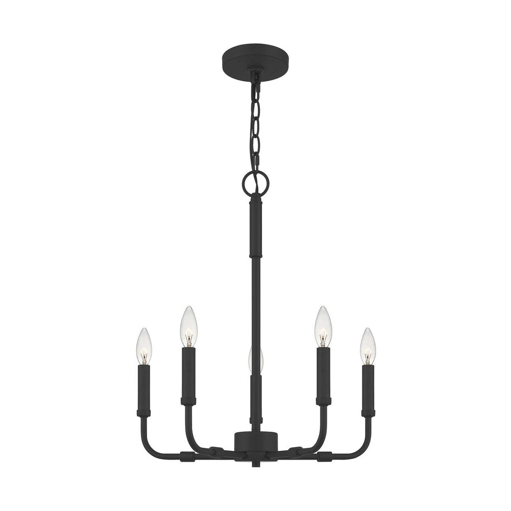 Ember Oak & Co. Abner Chandelier — Solid Brass Finish