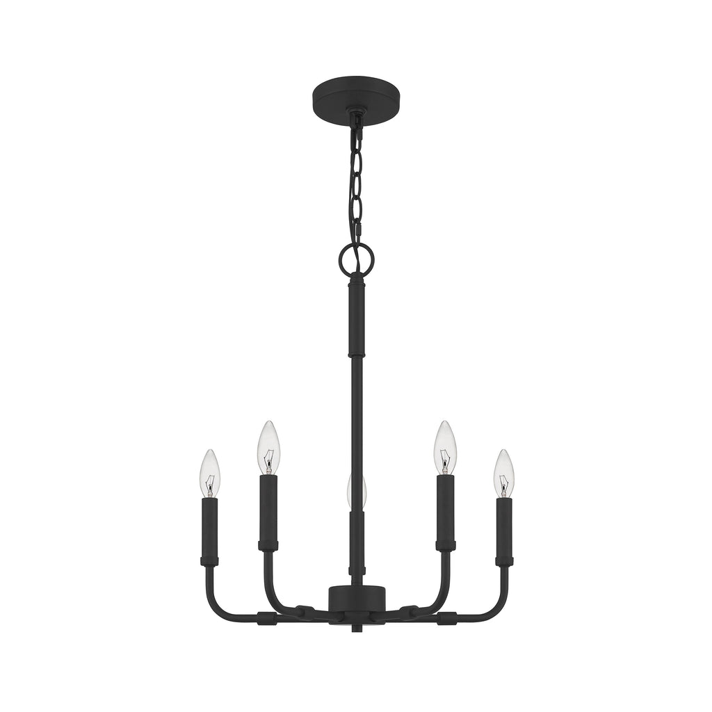 Ember Oak & Co. Abner Chandelier — Solid Brass Finish