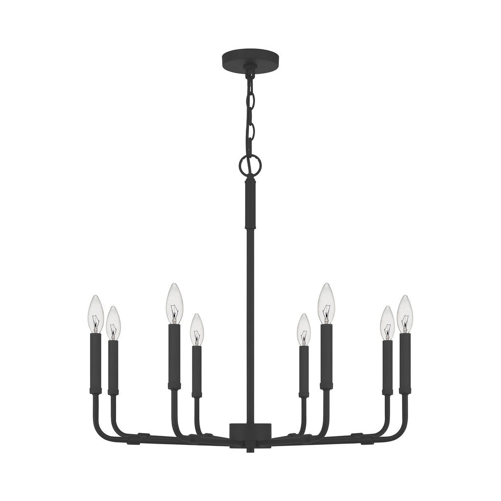 Ember Oak & Co. Abner Chandelier — Solid Brass Finish