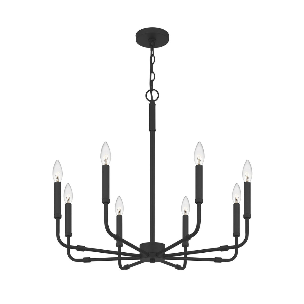 Ember Oak & Co. Abner Chandelier — Solid Brass Finish