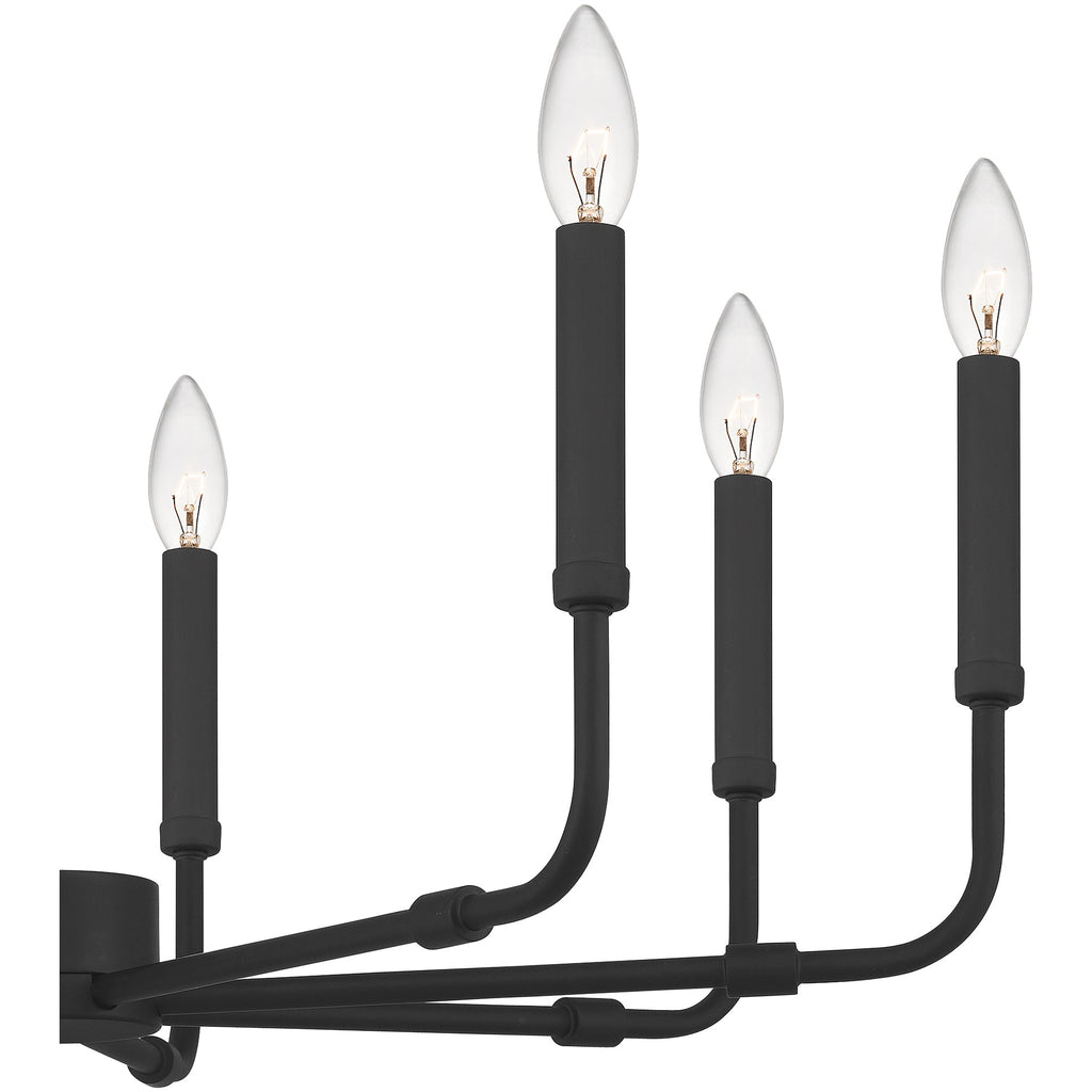 Ember Oak & Co. Abner Chandelier — Solid Brass Finish
