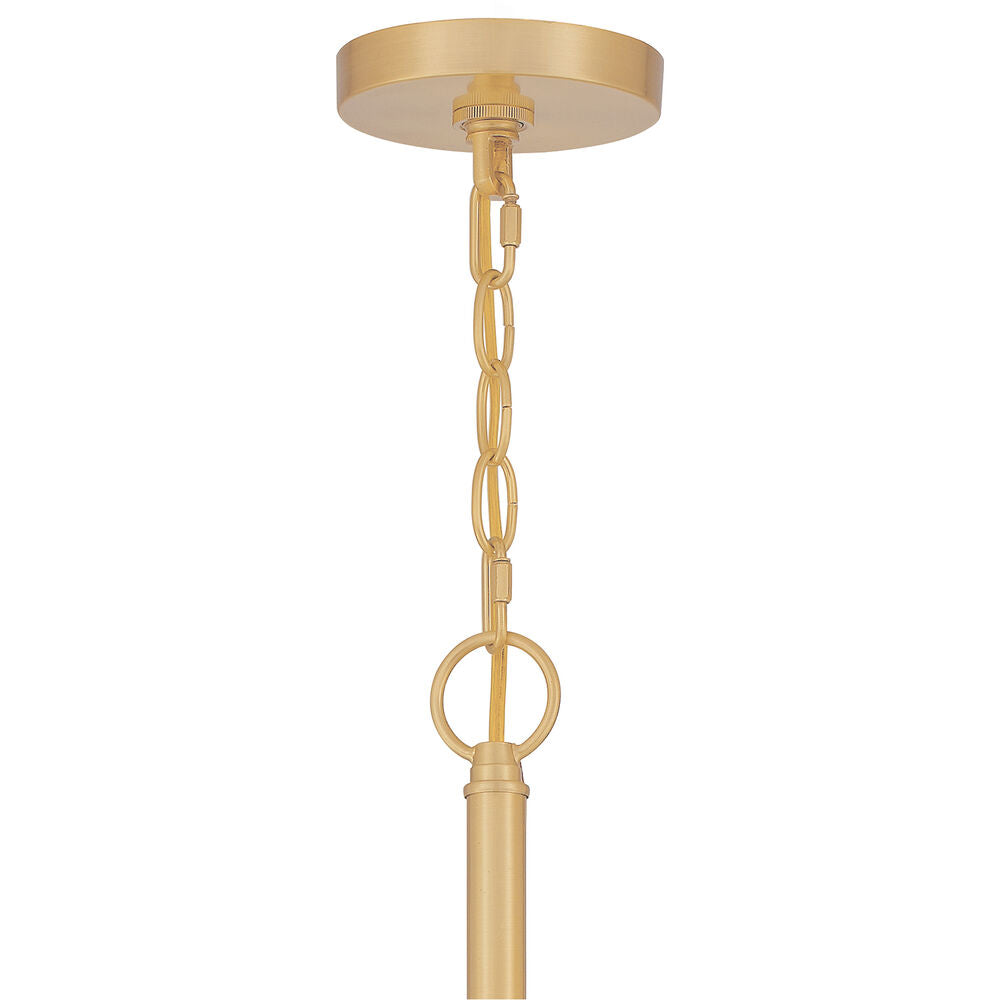 Ember Oak & Co. Abner Chandelier — Solid Brass Finish