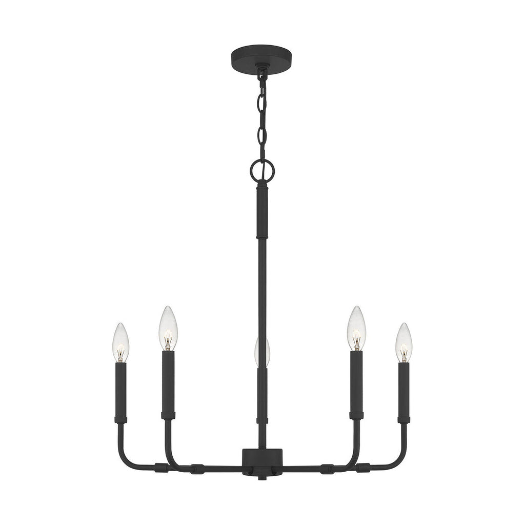 Ember Oak & Co. Abner Chandelier — Solid Brass Finish