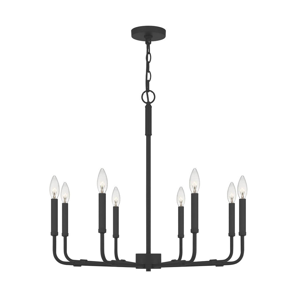 Ember Oak & Co. Abner Chandelier — Solid Brass Finish
