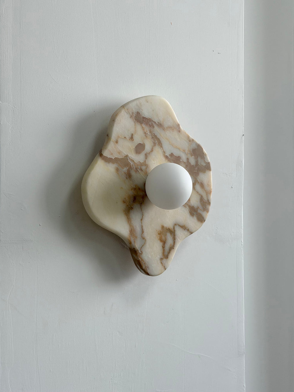 Ember Oak & Co. Abnormal 11" Sculptural Marble Wall Sconce