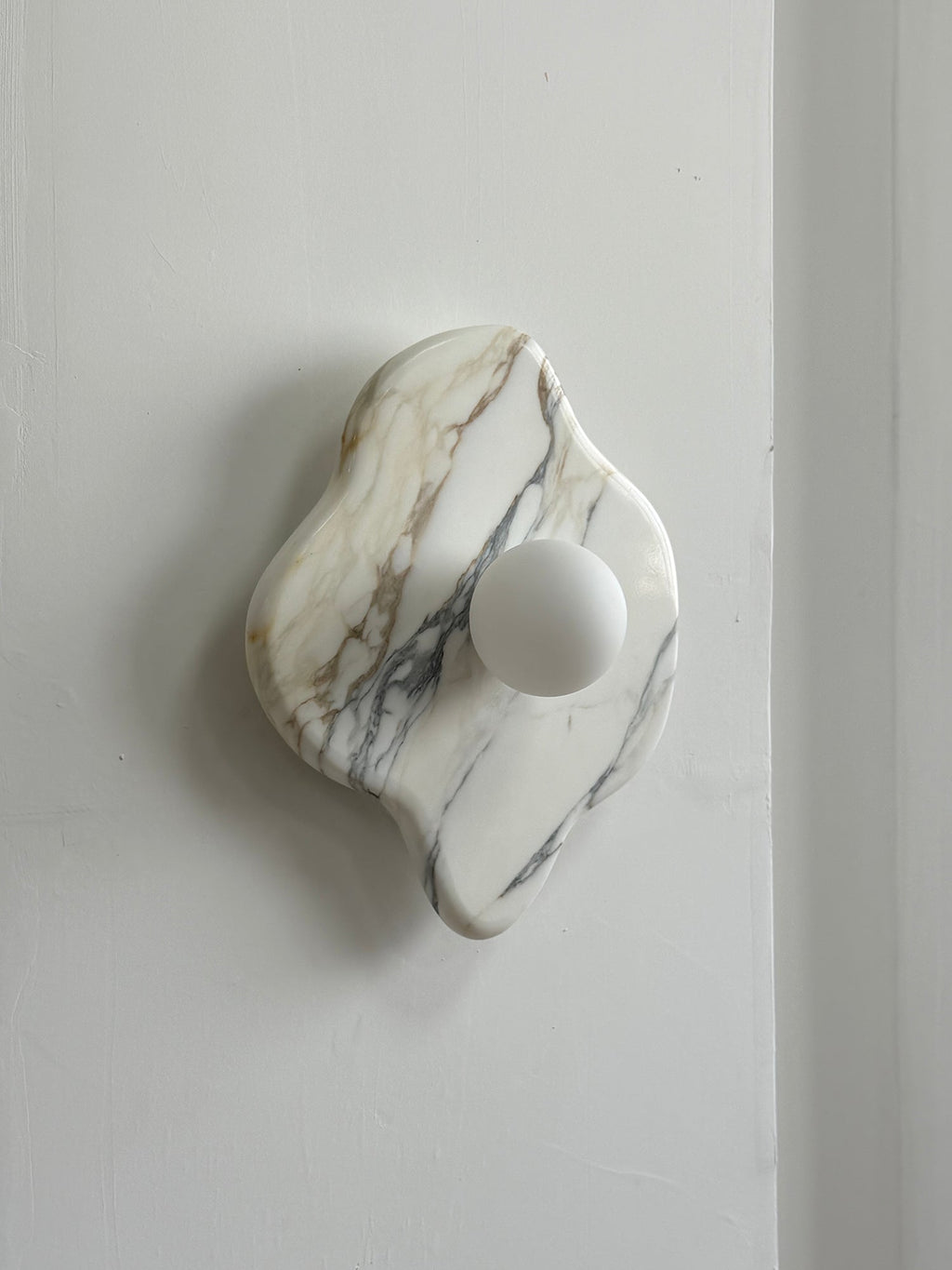Ember Oak & Co. Abnormal 11" Sculptural Marble Wall Sconce