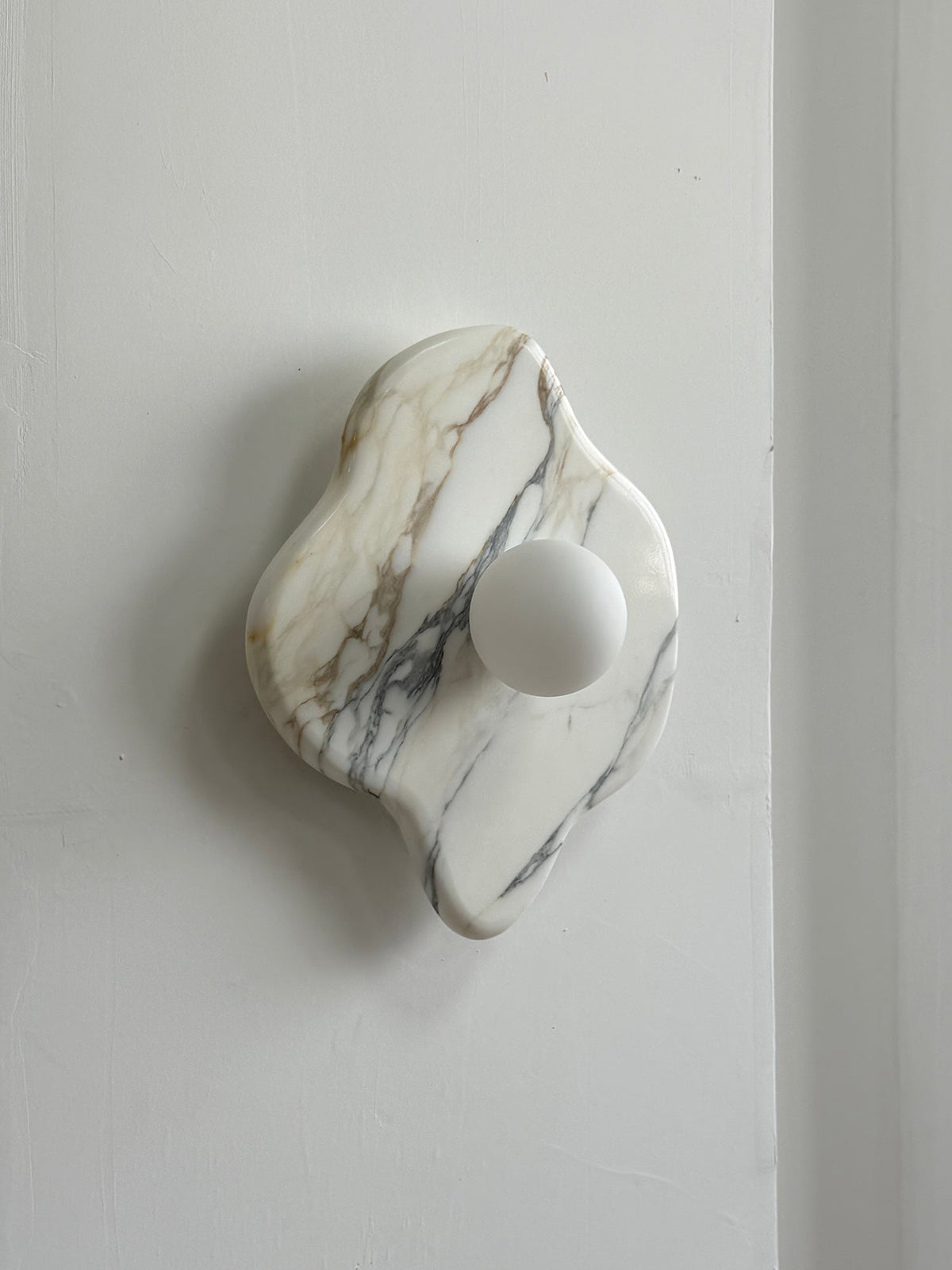 Ember Oak & Co. Abnormal 11" Sculptural Marble Wall Sconce