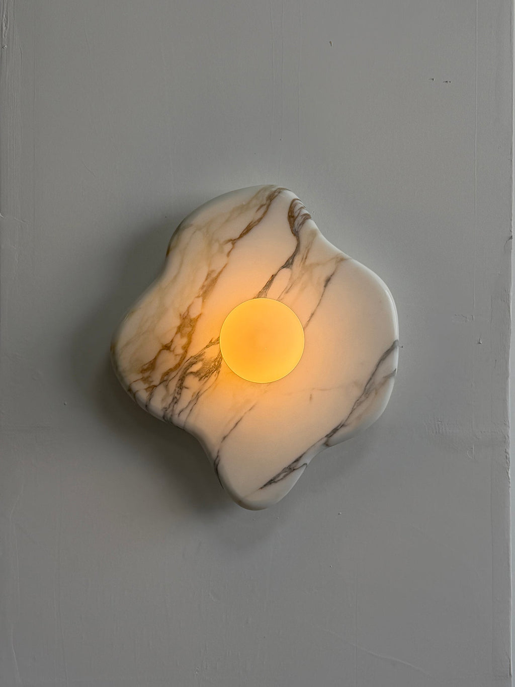 Ember Oak & Co. Abnormal 11" Sculptural Marble Wall Sconce