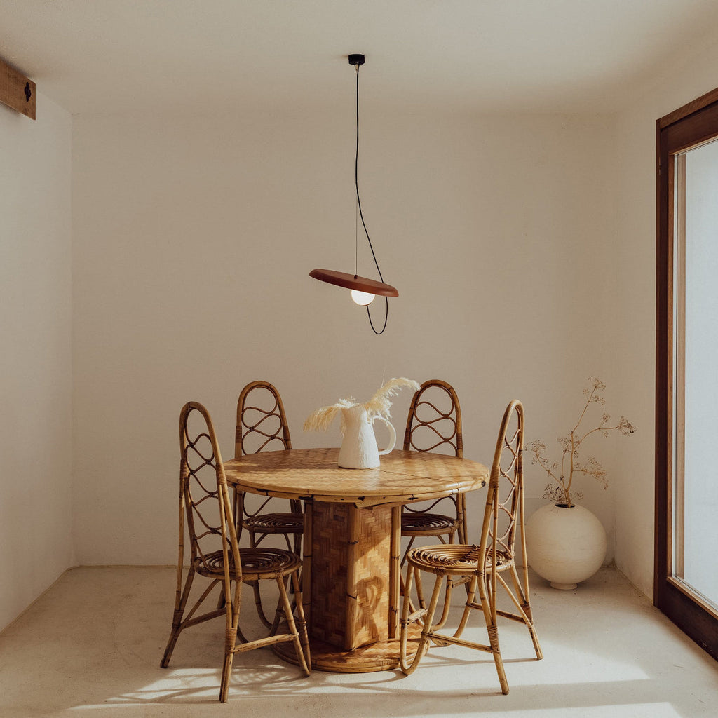 Ember Oak & Co. Acoustic Disc Pendant Lamp — Glass Design