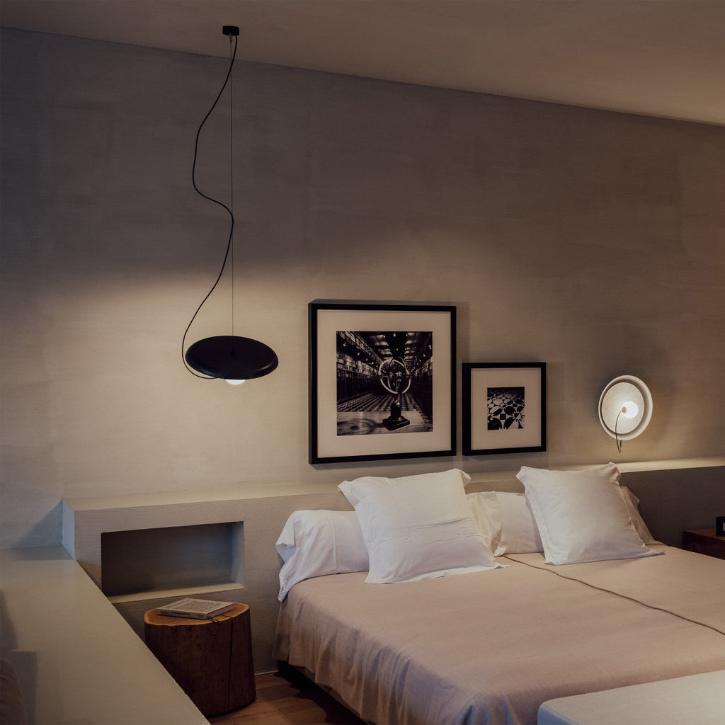 Ember Oak & Co. Acoustic Disc Pendant Lamp — Glass Design