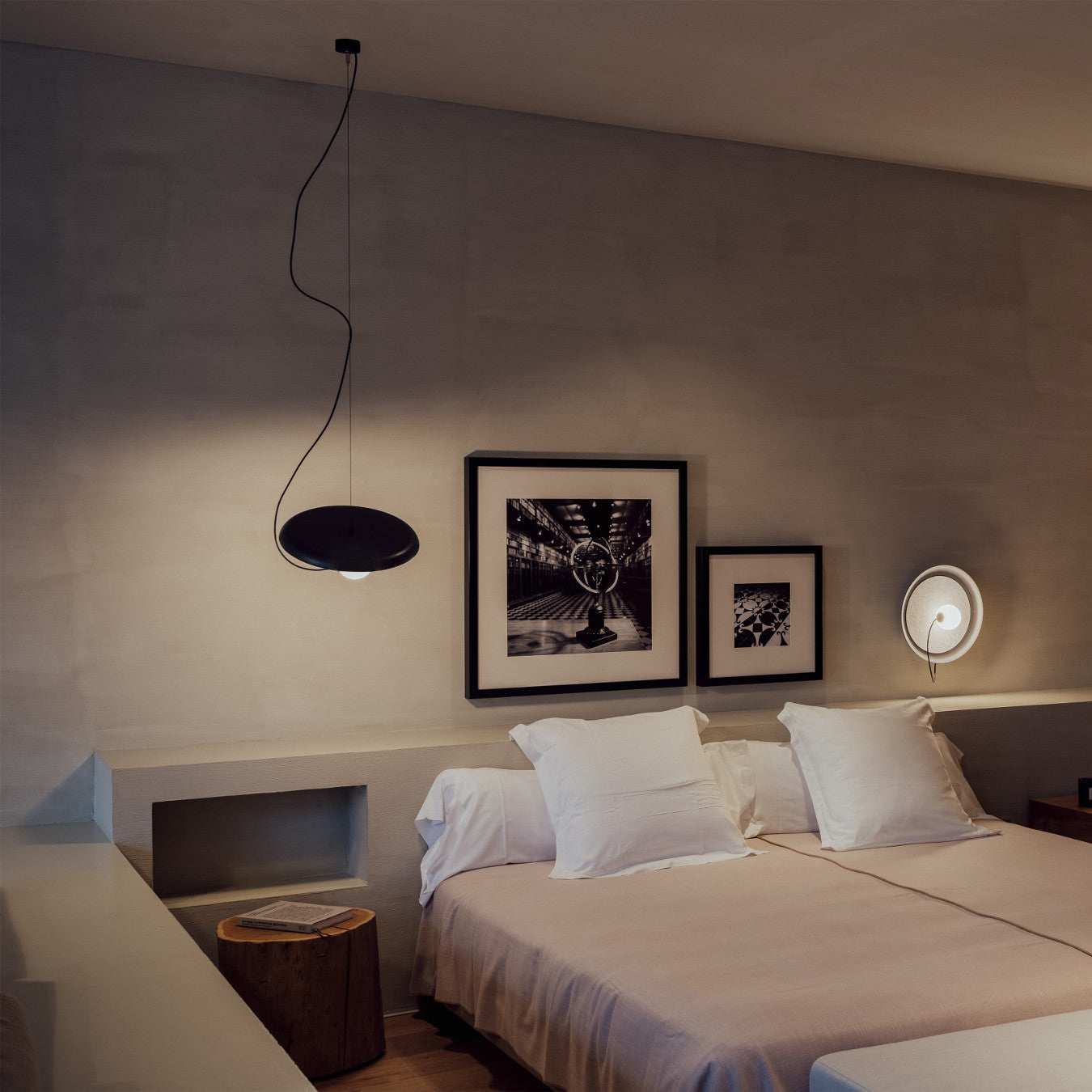 Ember Oak & Co. Acoustic Disc Pendant Lamp — Glass Design