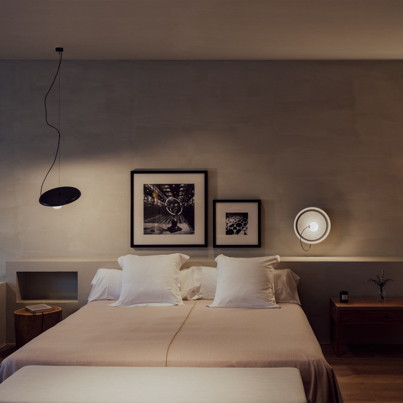 Ember Oak & Co. Acoustic Disc Pendant Lamp — Glass Design