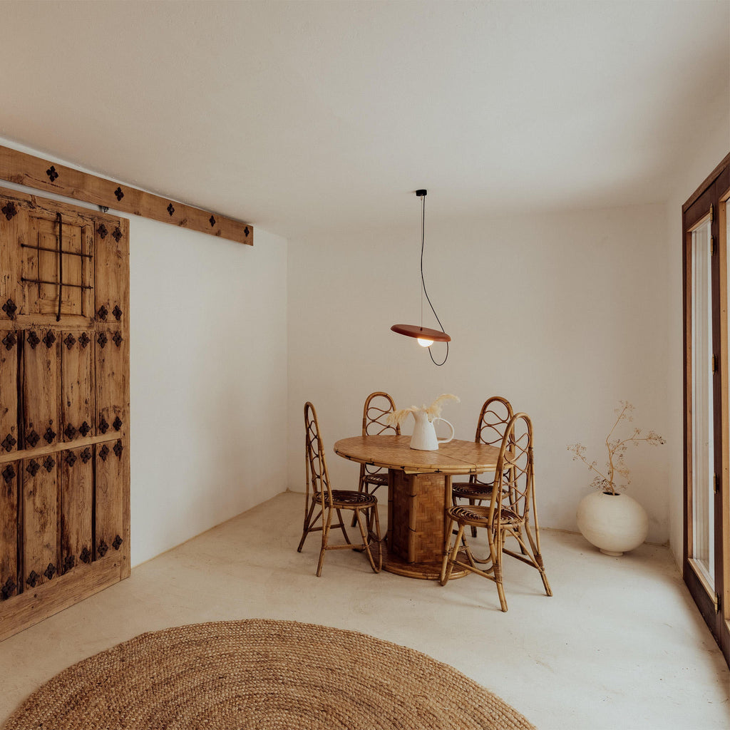 Ember Oak & Co. Acoustic Disc Pendant Lamp — Glass Design