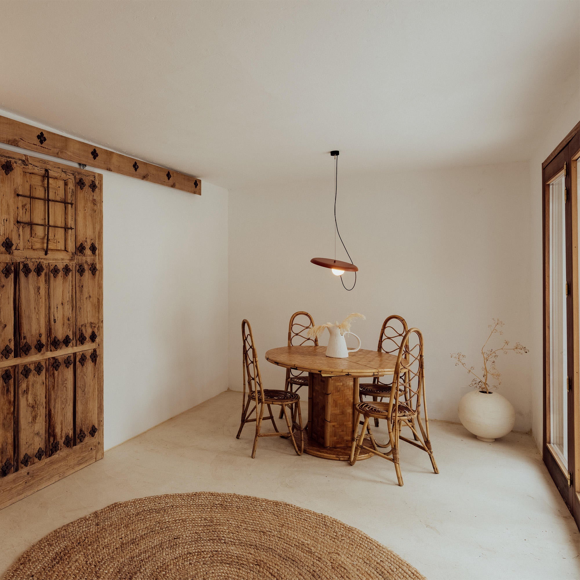 Ember Oak & Co. Acoustic Disc Pendant Lamp — Glass Design