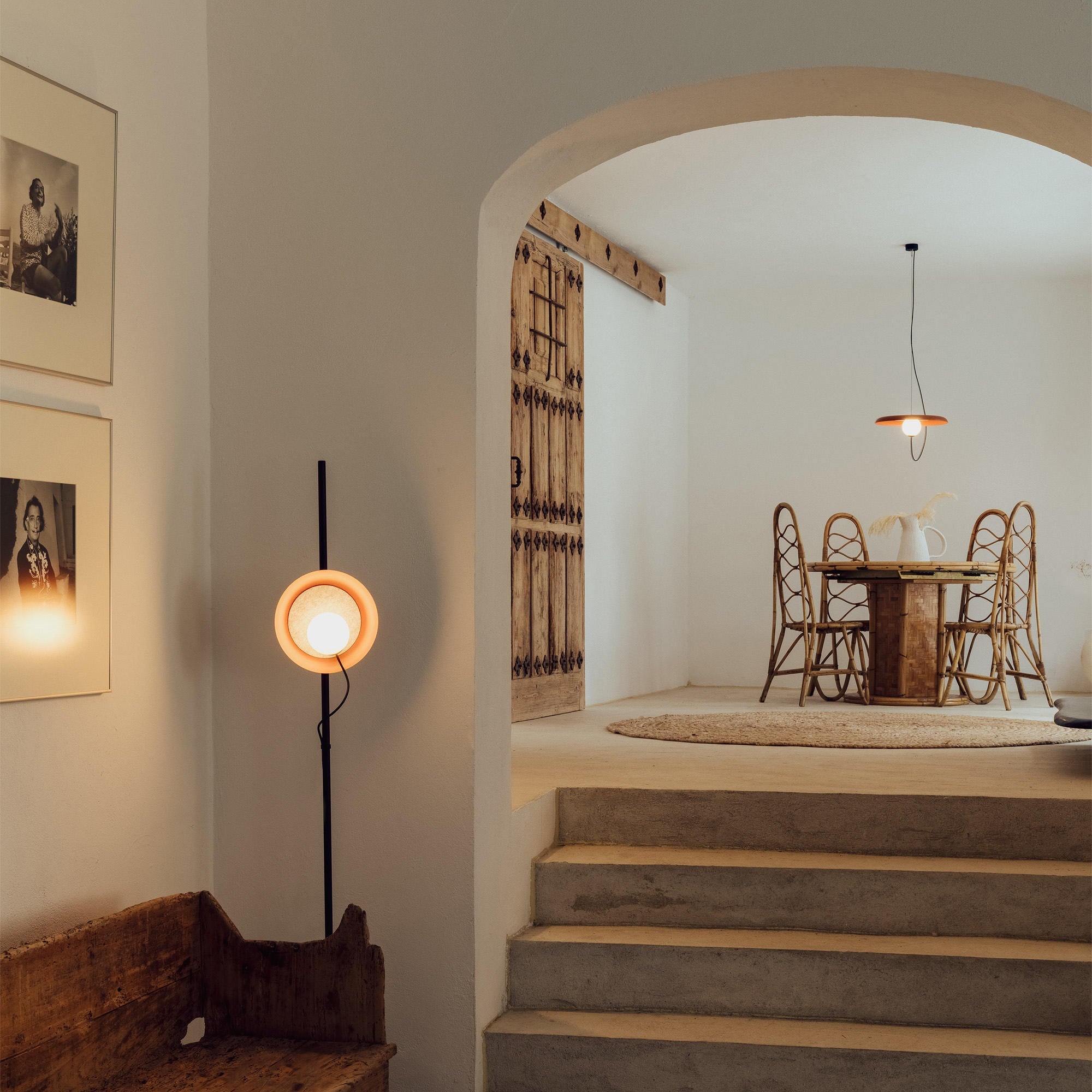 Ember Oak & Co. Acoustic Disc Pendant Lamp — Glass Design