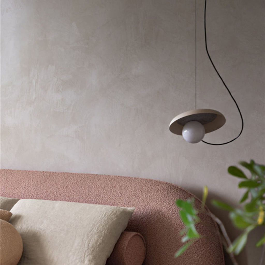 Ember Oak & Co. Acoustic Disc Pendant Lamp — Glass Design