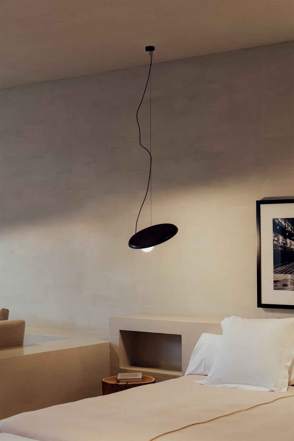 Ember Oak & Co. Acoustic Disc Pendant Lamp — Glass Design