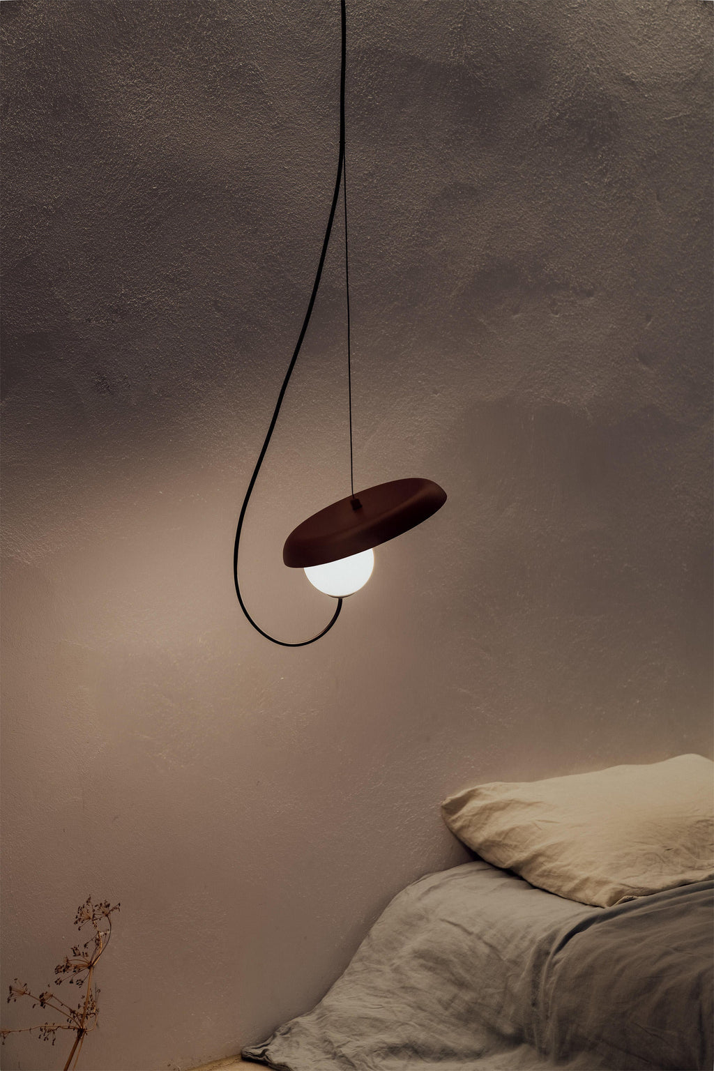 Ember Oak & Co. Acoustic Disc Pendant Lamp — Glass Design
