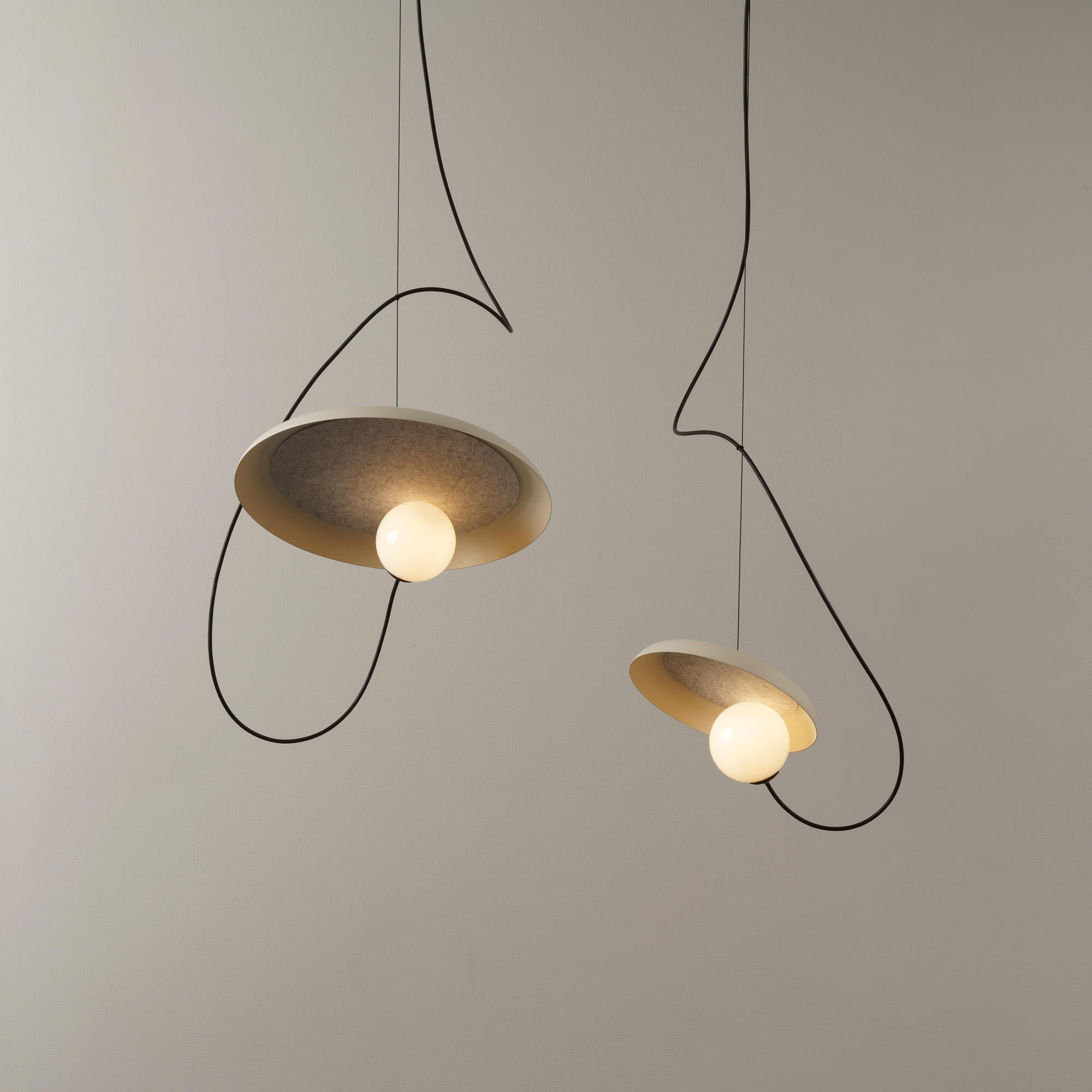 Ember Oak & Co. Acoustic Disc Pendant Lamp — Glass Design