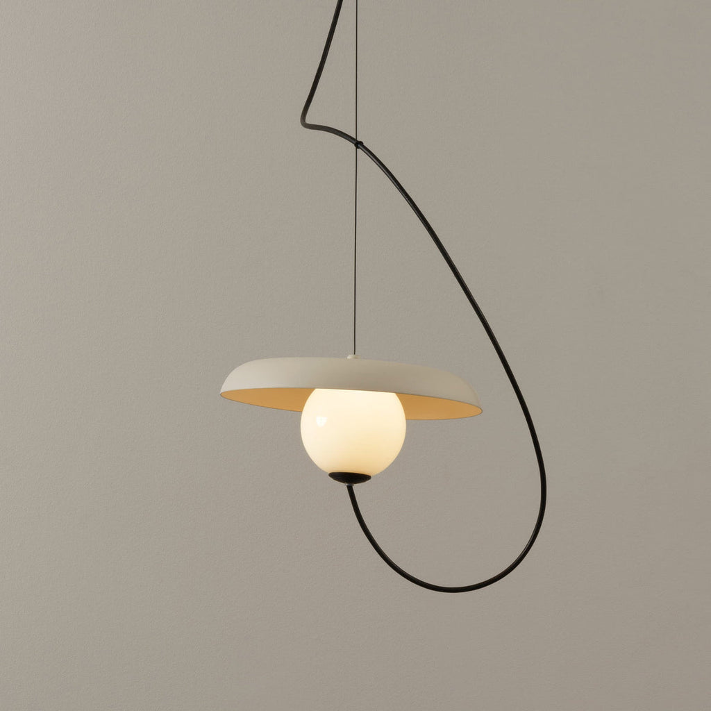 Ember Oak & Co. Acoustic Disc Pendant Lamp — Glass Design