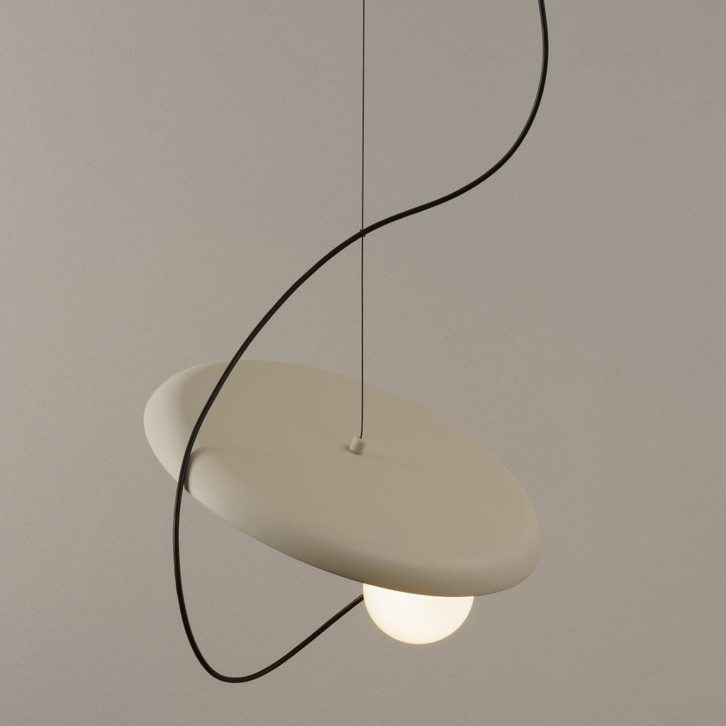 Ember Oak & Co. Acoustic Disc Pendant Lamp — Glass Design