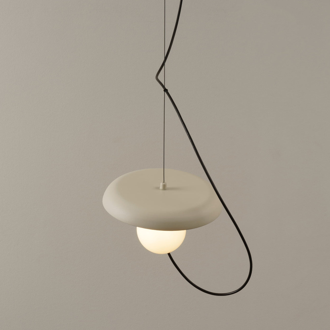 Ember Oak & Co. Acoustic Disc Pendant Lamp — Glass Design