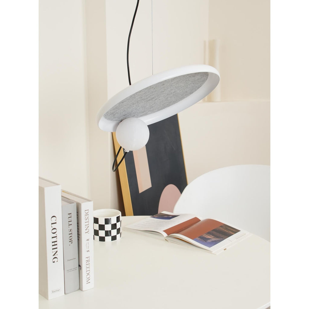 Ember Oak & Co. Acoustic Disc Pendant Lamp — Glass Design