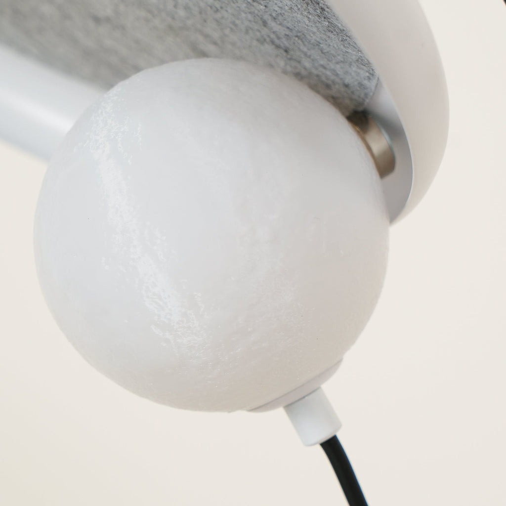 Ember Oak & Co. Acoustic Disc Pendant Lamp — Glass Design
