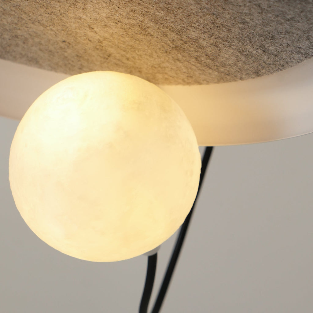 Ember Oak & Co. Acoustic Disc Pendant Lamp — Glass Design