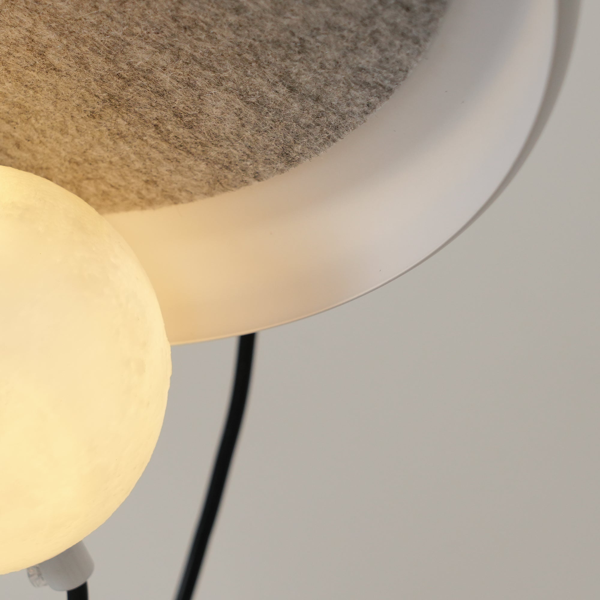 Ember Oak & Co. Acoustic Disc Pendant Lamp — Glass Design